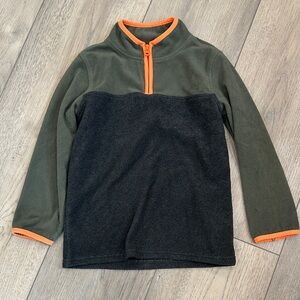 OshKosh B'gosh Green and Black Kids Sweatshirt with Orange Accents